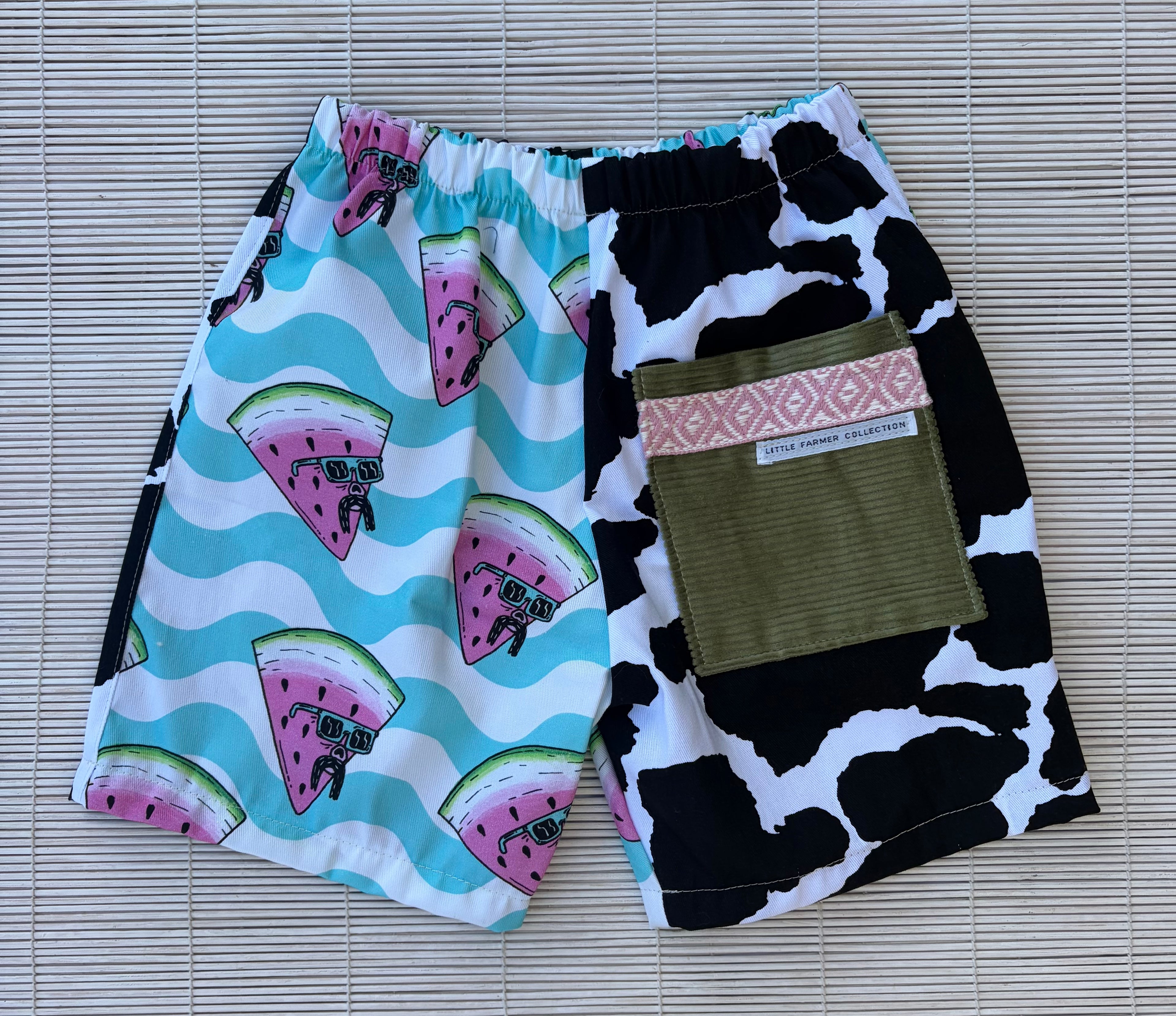 Watermelon Cow Shorts Size 3