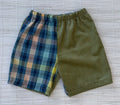 Cord Check Shorts Size 3