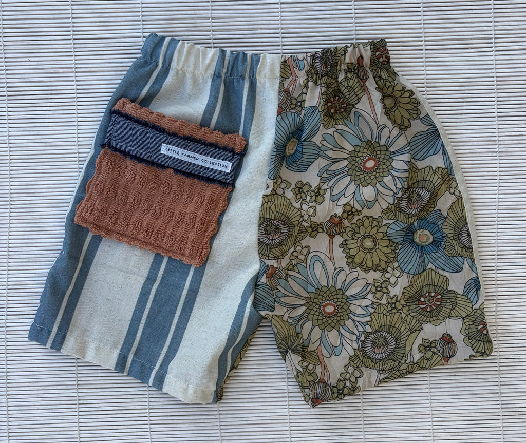 Flower Stripe Shorts Size 3