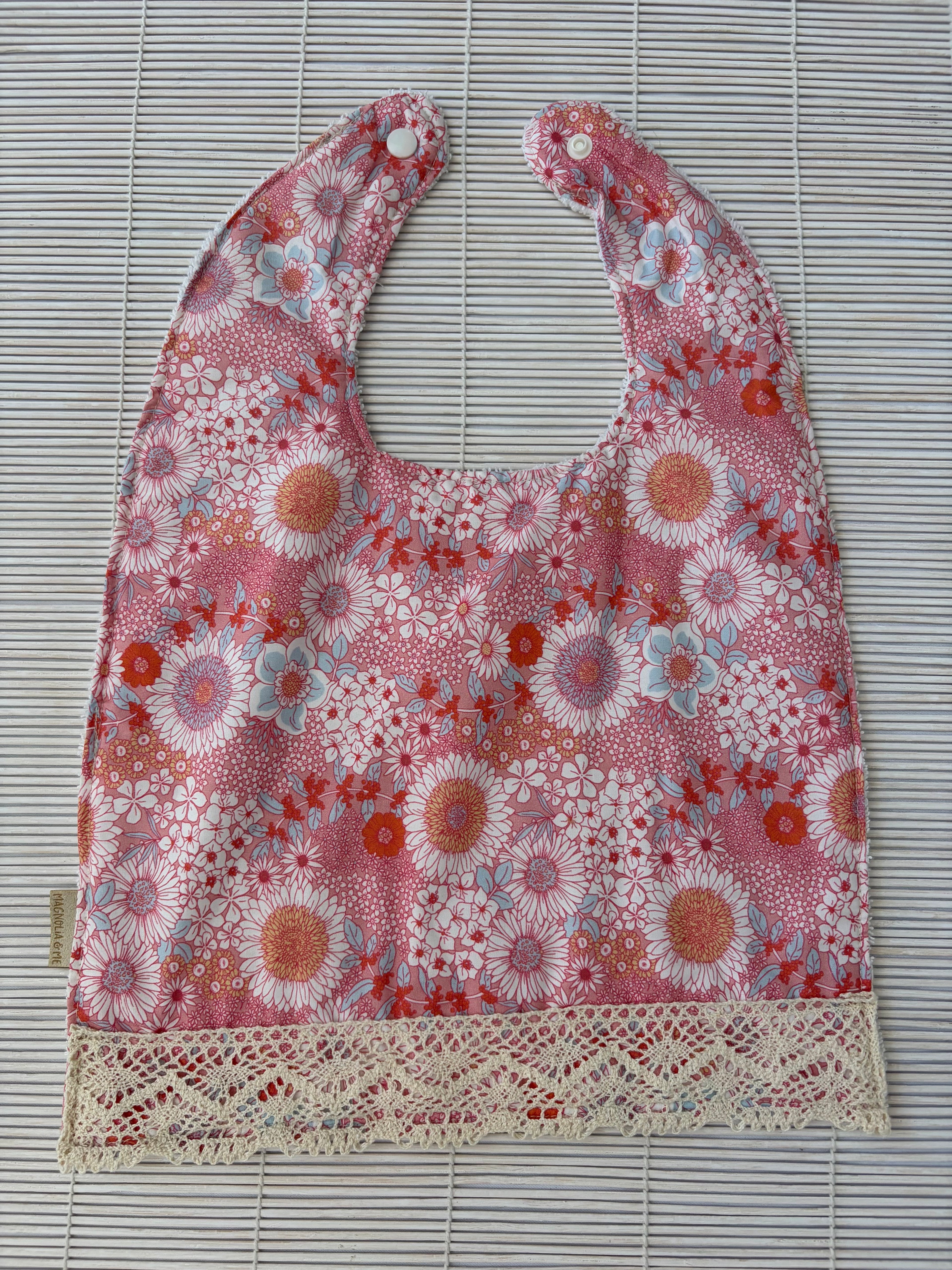 Bib Pink Daisy