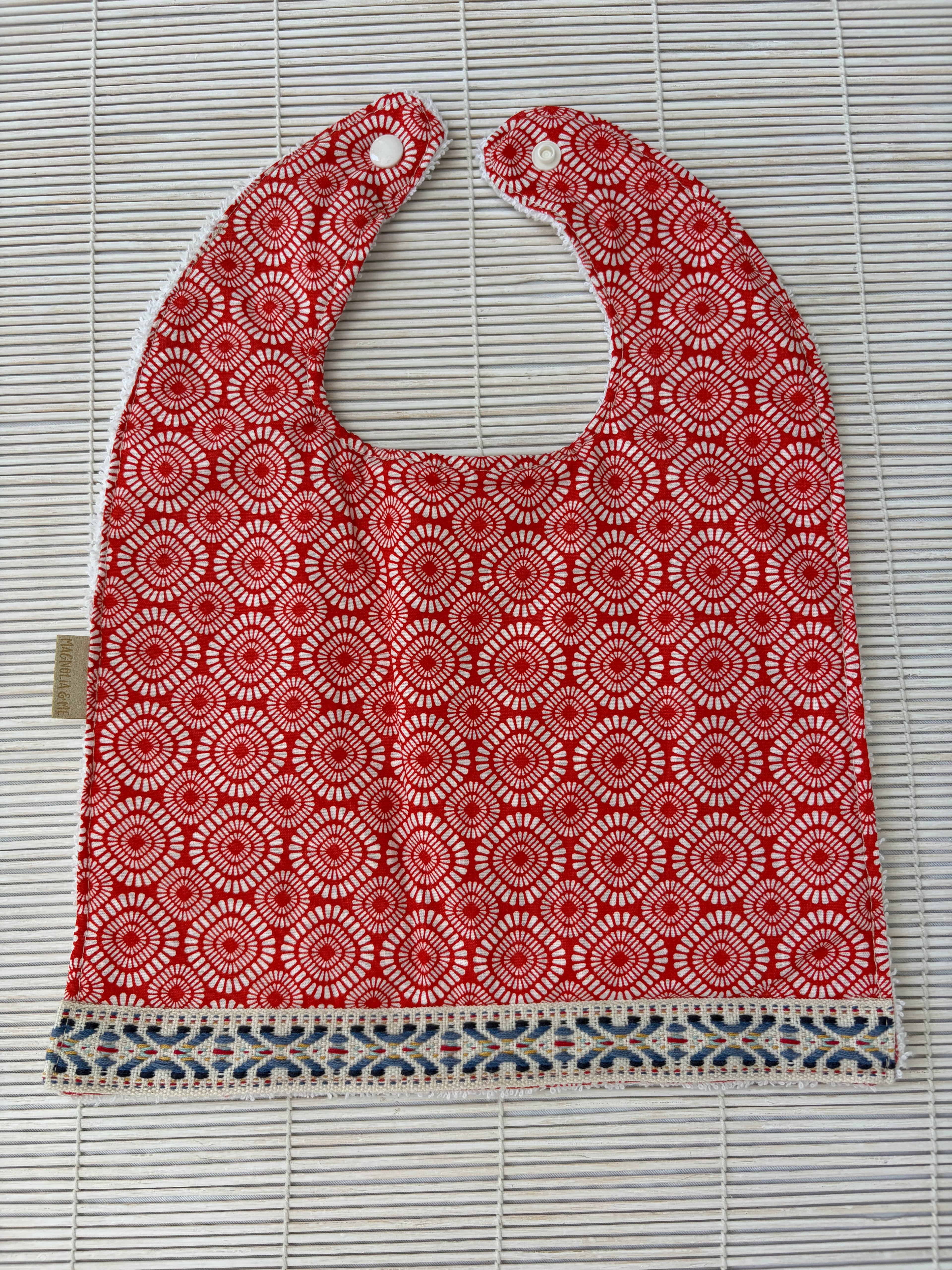 Bib Red Fan
