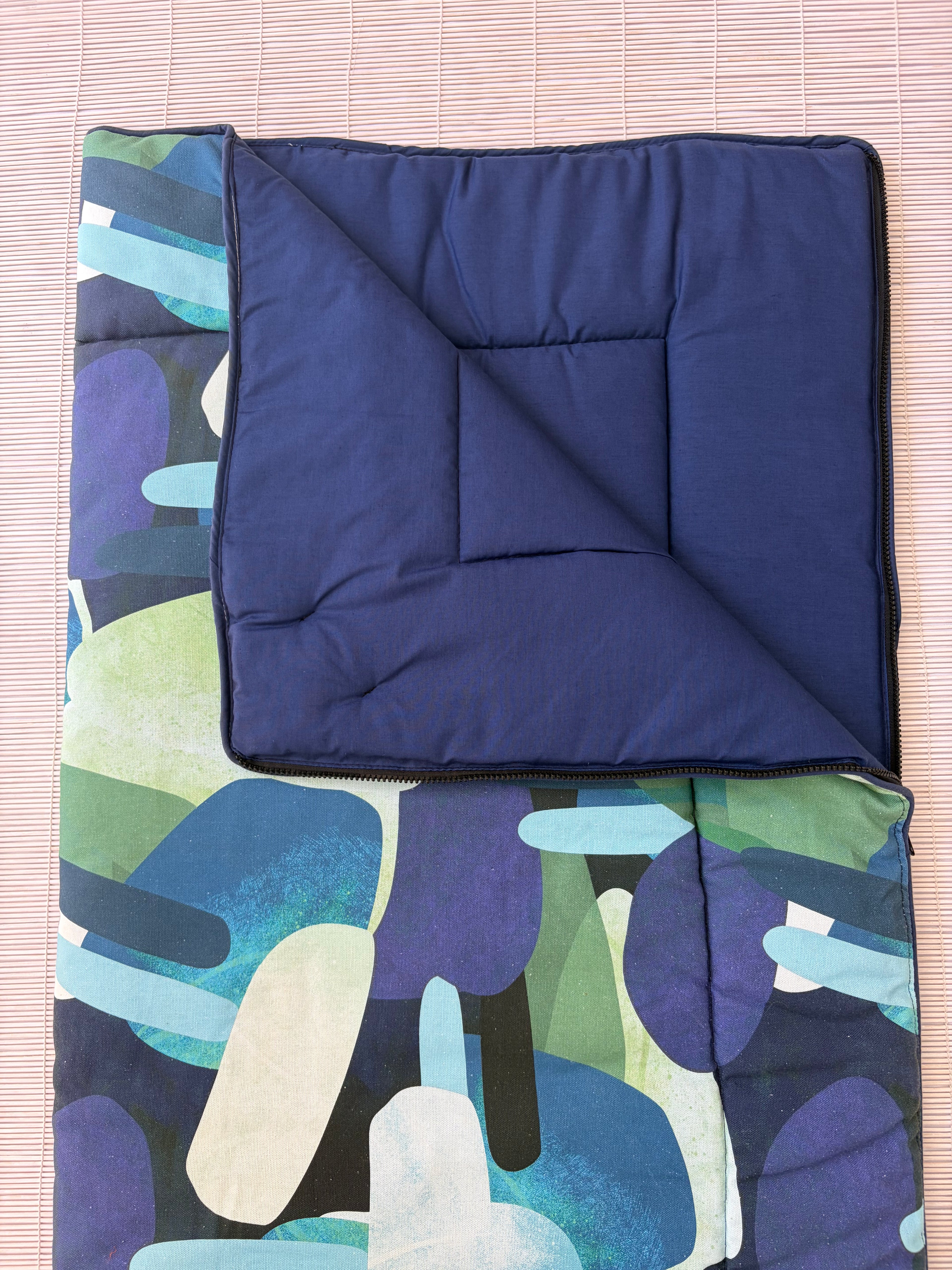 Sleeping Bag Organic Shapes